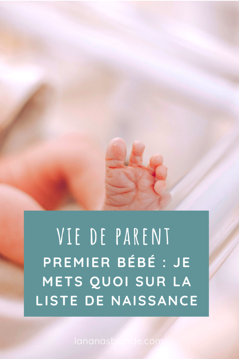 Notre liste de naissance (presque) minimaliste L