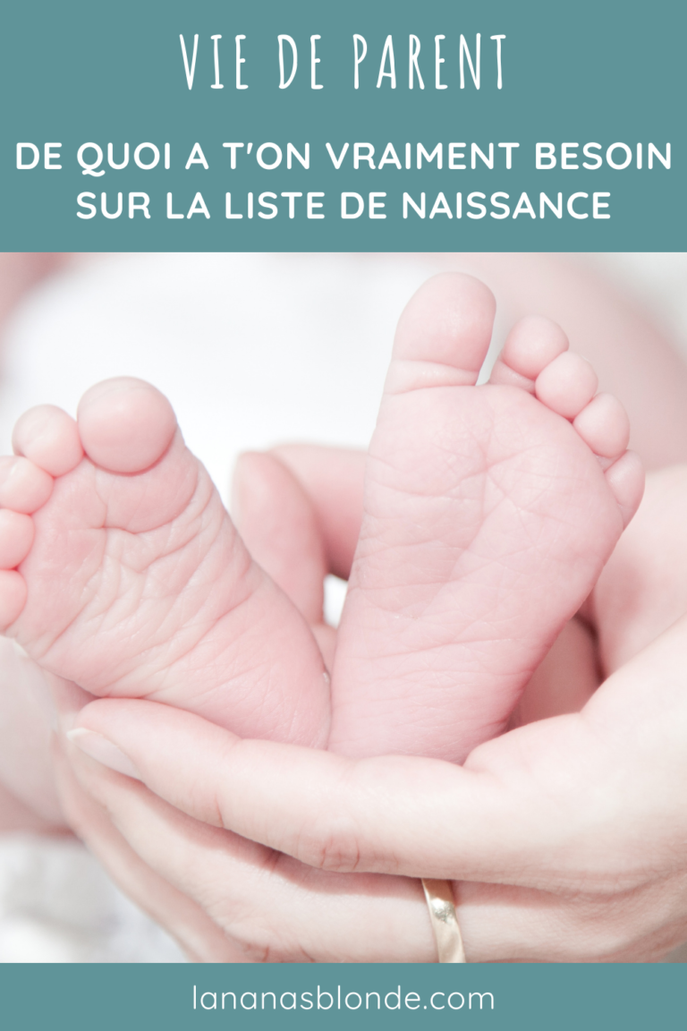 Notre liste de naissance (presque) minimaliste L