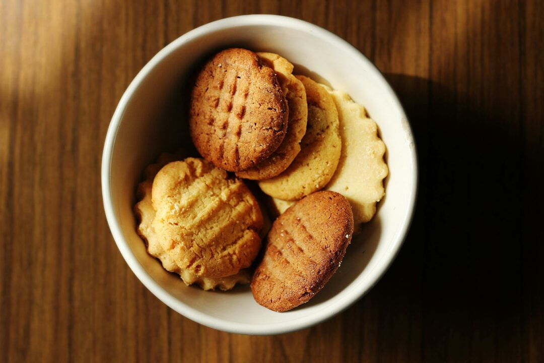 cookies on bowl